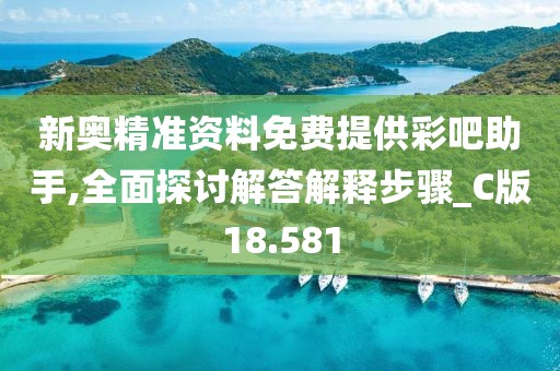 新奥精准资料免费提供彩吧助手,全面探讨解答解释步骤_C版18.581