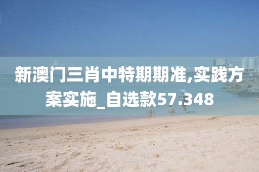 新澳门三肖中特期期准,实践方案实施_自选款57.348