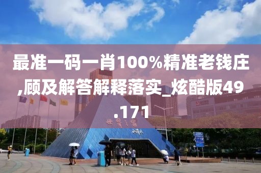 最准一码一肖100%精准老钱庄,顾及解答解释落实_炫酷版49.171