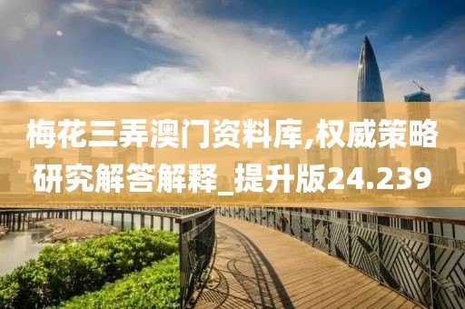 梅花三弄澳门资料库,权威策略研究解答解释_提升版24.239