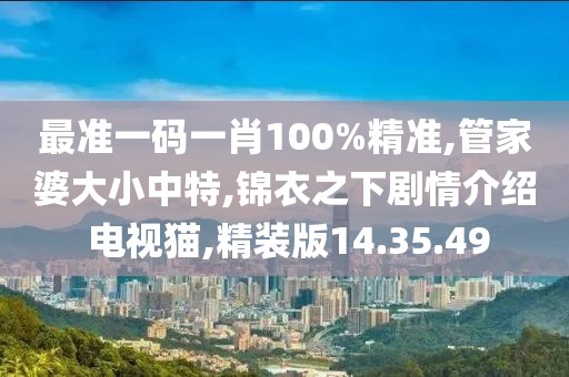 最准一码一肖100%精准,管家婆大小中特,锦衣之下剧情介绍 电视猫,精装版14.35.49