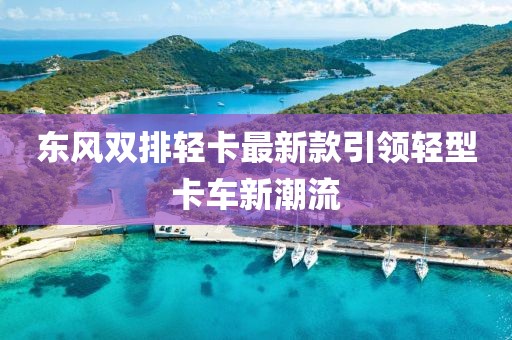东风双排轻卡最新款引领轻型卡车新潮流