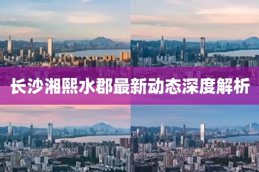 长沙湘熙水郡最新动态深度解析