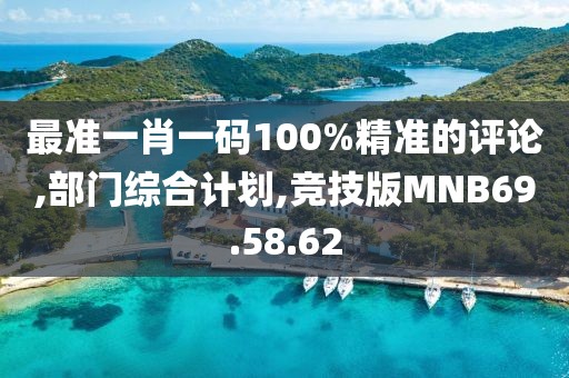 最准一肖一码100%精准的评论,部门综合计划,竞技版MNB69.58.62