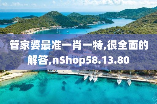 管家婆最准一肖一特,很全面的解答,nShop58.13.80