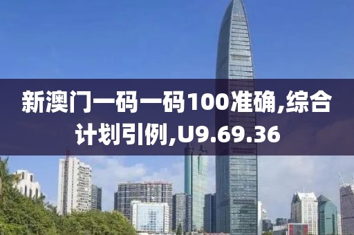 新澳门一码一码100准确,综合计划引例,U9.69.36