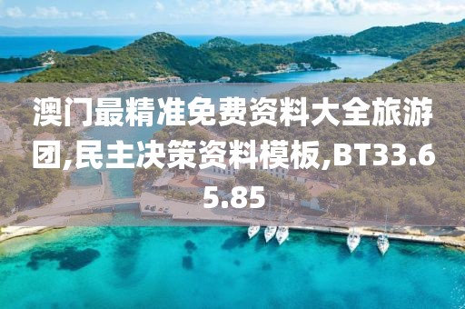 澳门最精准免费资料大全旅游团,民主决策资料模板,BT33.65.85